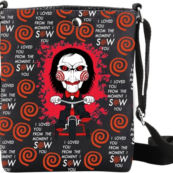 Accessories - Scary Movie Inspired Crossbody Bag Spooky Season Gift for Fans Waterproof Canvas